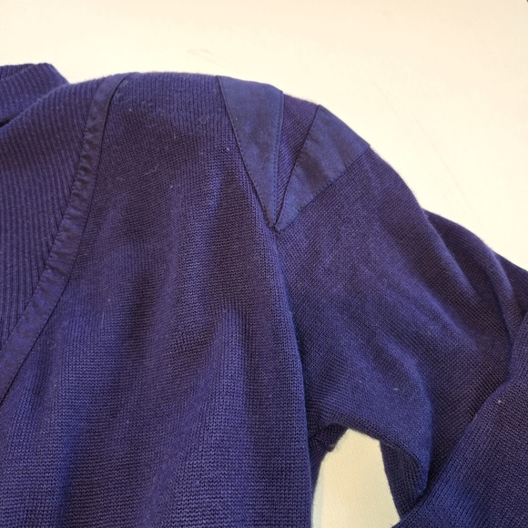 Ciao Ltd. Vintage Royal Purple Sweater Dress with Faux Suede Skirt Size 12‎ - Picture 7 of 12